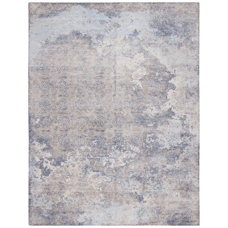 Safavieh 5 x 8 ft. Restoration Vintage Rectanglar Handmade Wool Rug Blue & Ivory RVT111M-5